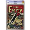 Image 1 : Miss Fury #6 (Timely, 1945) CGC NM 9.4 Off-white pages.