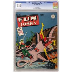 More Fun Comics #83 (DC, 1942) CGC VF- 7.5 White pages.