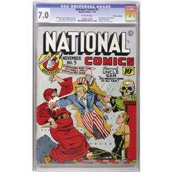 National Comics #5 Cosmic Aeroplane pedigree