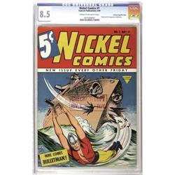 Nickel Comics #1 Crowley Copy/File Copy (Fawcett, 1940)