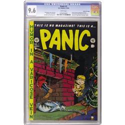 Panic #1 Gaines File pedigree 8/12 CGC NM+ 9.6