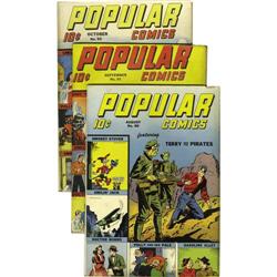 Popular Comics #90-99 Group - Davis Crippen