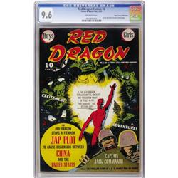 Red Dragon Comics #6 Mile High CGC NM+ 9.6