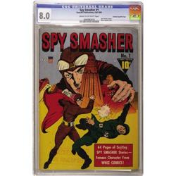 Spy Smasher #1 Crowley Copy/File Copy (Fawcett, 1941) C