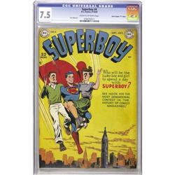 Superboy #4 Davis Crippen ("D" Copy) (DC, 1949) CGC VF-