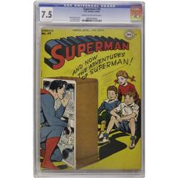 Superman #39 (DC, 1946) CGC VF- 7.5 Cream to off-white