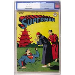 Superman #45 (DC, 1947) CGC VF+ 8.5 Off-white to white