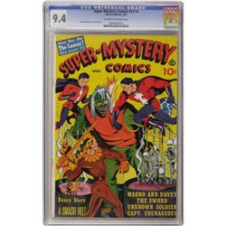 Super-Mystery Comics V3#4 (Ace, 1943) CGC NM