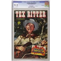 Tex Ritter Western #12 Crowley Copy pedigree (Fawcett,