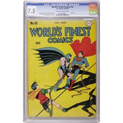 World's Finest Comics #19 (DC, 1945) CGC VF-