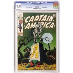 Captain America #113 (Marvel, 1969) CGC NM/MT 9.8 White