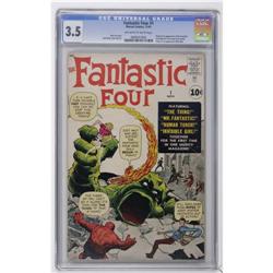 Fantastic Four #1 (Marvel, 1961) CGC VG- 3.5