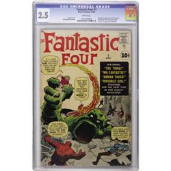 Fantastic Four #1 (Marvel, 1961) CGC GD+ 2.5 White page