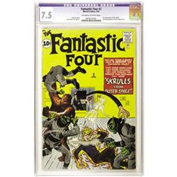 Fantastic Four #2 (Marvel, 1962) CGC VF- 7.5 Off-white