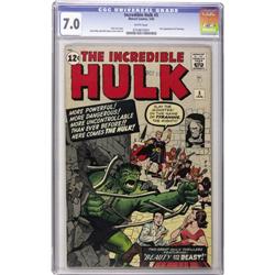 The Incredible Hulk #5 (Marvel, 1963) CGC FN/VF 7.0 Whi