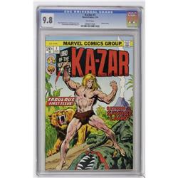 Ka-Zar #1 (Marvel, 1974) CGC NM/MT 9.8 White pages. If