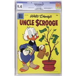 Uncle Scrooge #18 (Dell, 1957) CGC NM 9.4 Off-white pag