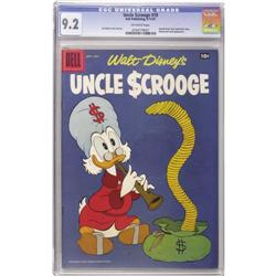 Uncle Scrooge #19 (Dell, 1957) CGC NM- 9.2 Off-white pa