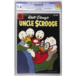 Uncle Scrooge #25 (Dell, 1959) CGC NM 9.4 Off-white to