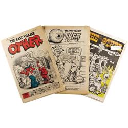East Village Other Group of 3 R. Crumb 