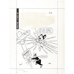 Art Bartsch Mighty Mouse #15 Cover Original Art