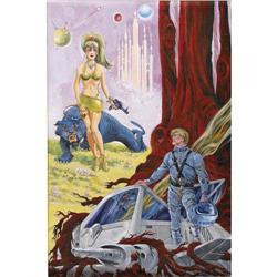 Wayne Boring - Fantasy Painting Original Art (1980)