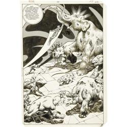 Sal Buscema, et al: ROM #46 Splash page Art