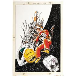 John Byrne - Space: 1999 #6 Cover Original Art