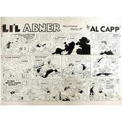 Al Capp Studio - Li'l Abner Sunday Comic Strip Original