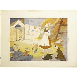Walt Disney's Cinderella Children's Book Art