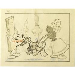 Donald Duck Storyboard Original Art (1937-38) 