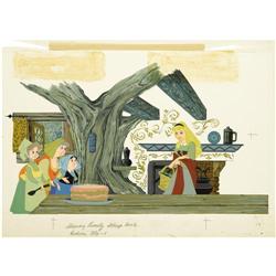 Sleeping Beauty - Stamp Book Illustration