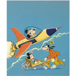 Mickey Mouse Movin’ On Sticker Book Art