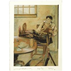 Michael Dubisch - "Harper Mage" Illustration