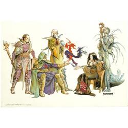 Michael Dubisch - "Clerics of Magic" Art