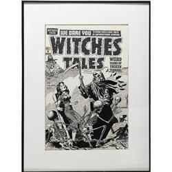 Lee Elias - Witches Tales #8 Cover Original Art No lot.