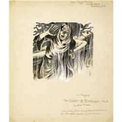 Virgil Finlay - Argosy V296#1, 1940 Art