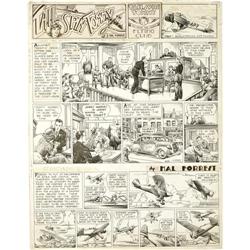 Hal Forrest - Tailspin Tommy Sunday Comic Strip