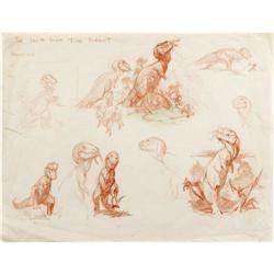 Frank Frazetta - "The Land That Time Forgot" Art