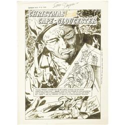 Sam Glanzman - Combat #7, Splash Page Art