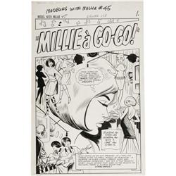 Modeling with Millie #45 Original Art 18 pages