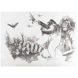 Jose Gonzalez - "King Kong" Illustration Original Art