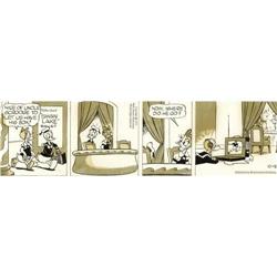 Frank Grundeen - Donald Duck Daily Comic Strip Original