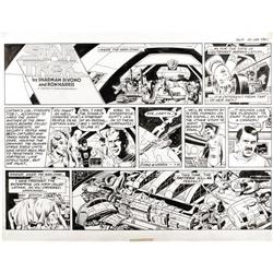 Ron Harris - Star Trek Sunday Strip Art