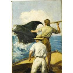 Howard L. Hastings - Manta Ray Illustration