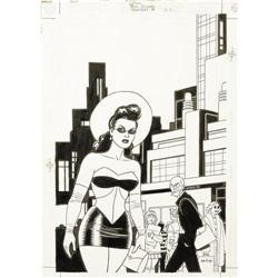 Jaime Hernandez - Transmetropolitan #32 Cover