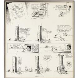 George Herriman - Krazy Kat Sunday Strip Art