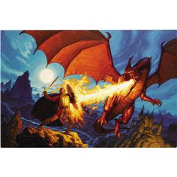 Greg Hildebrandt - Dragon Slayer Painting