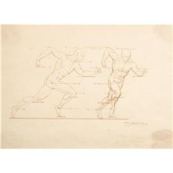 Burne Hogarth - Dynamic Anatomy illustration