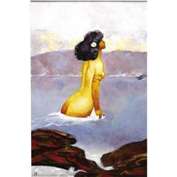 Jeff Jones - "Island Girl" Oil Painting